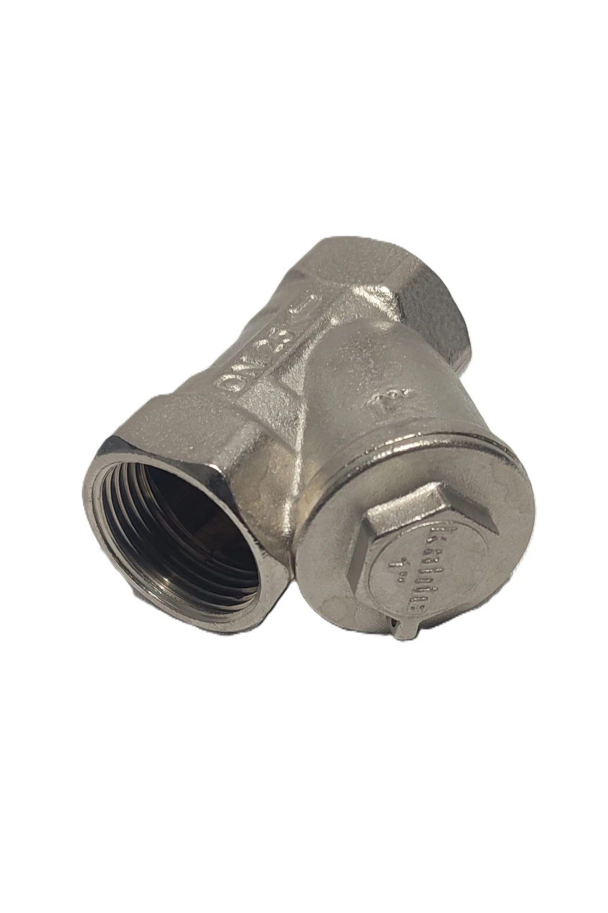 1" Sarı / Krom Pislik Tutucu Su Filtresi Dn25 - Threaded Strainer