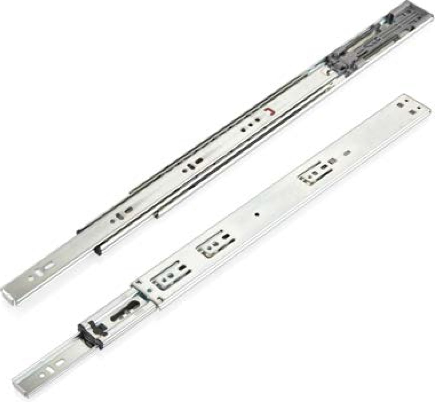 CANEX Bas-Aç Teleskopik Bilyalı Ray (Geniş 43 mm ) Uzunluk 45 cm
