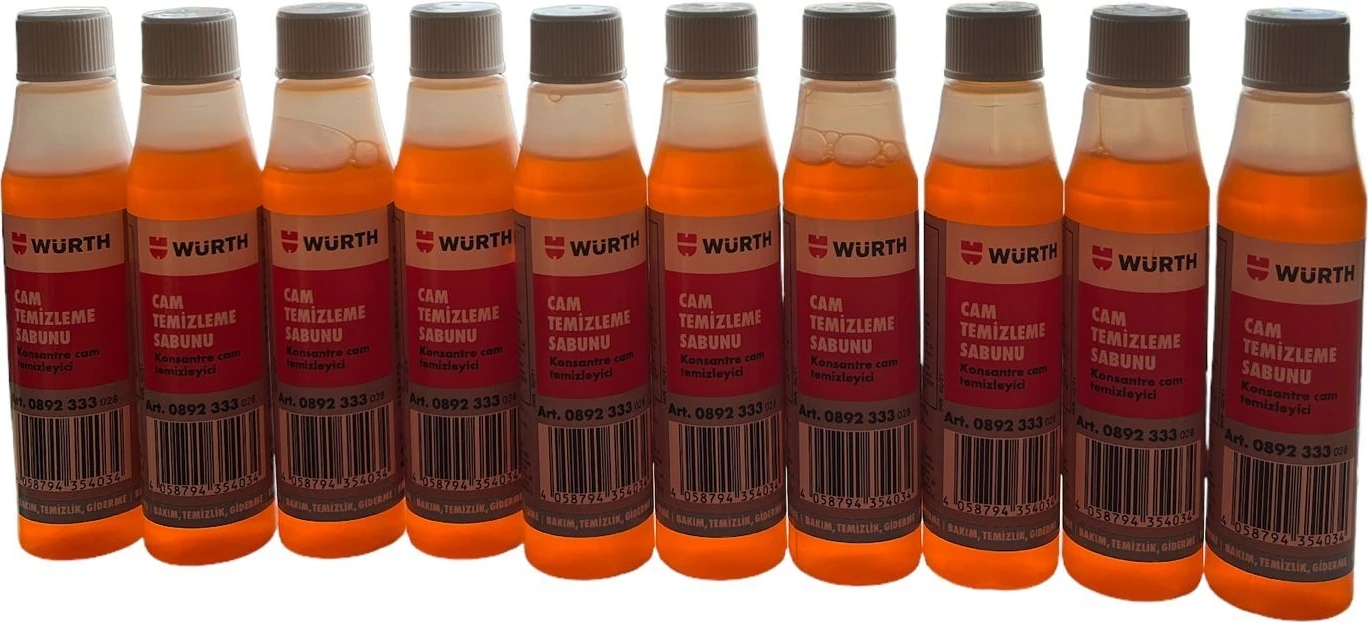 Cam Temizleme Sabunu 10 Adet 32ML SMS0192