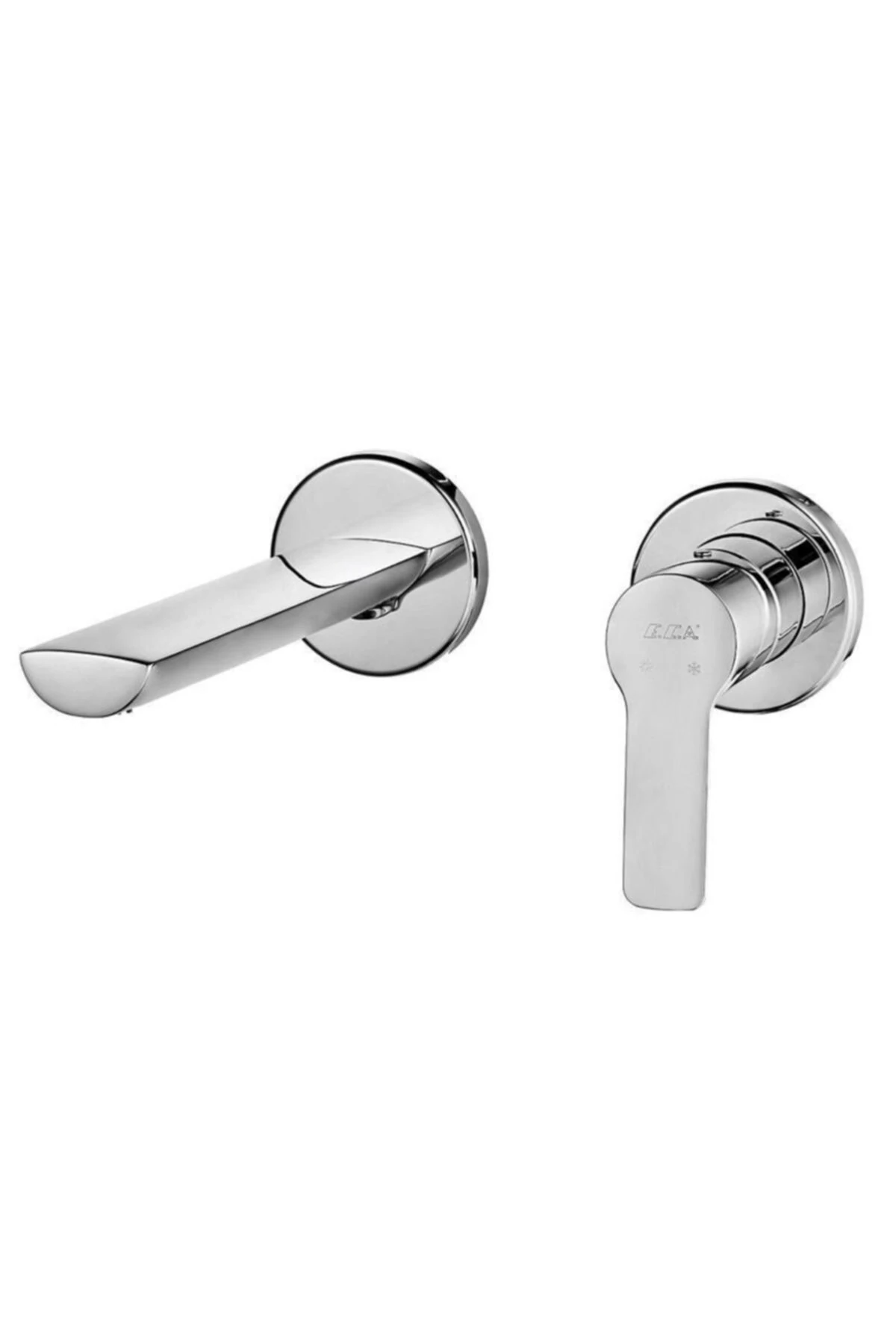 Luna Ankastre Lavabo Bataryası Sıva Üstü Grubu Çift Rozet