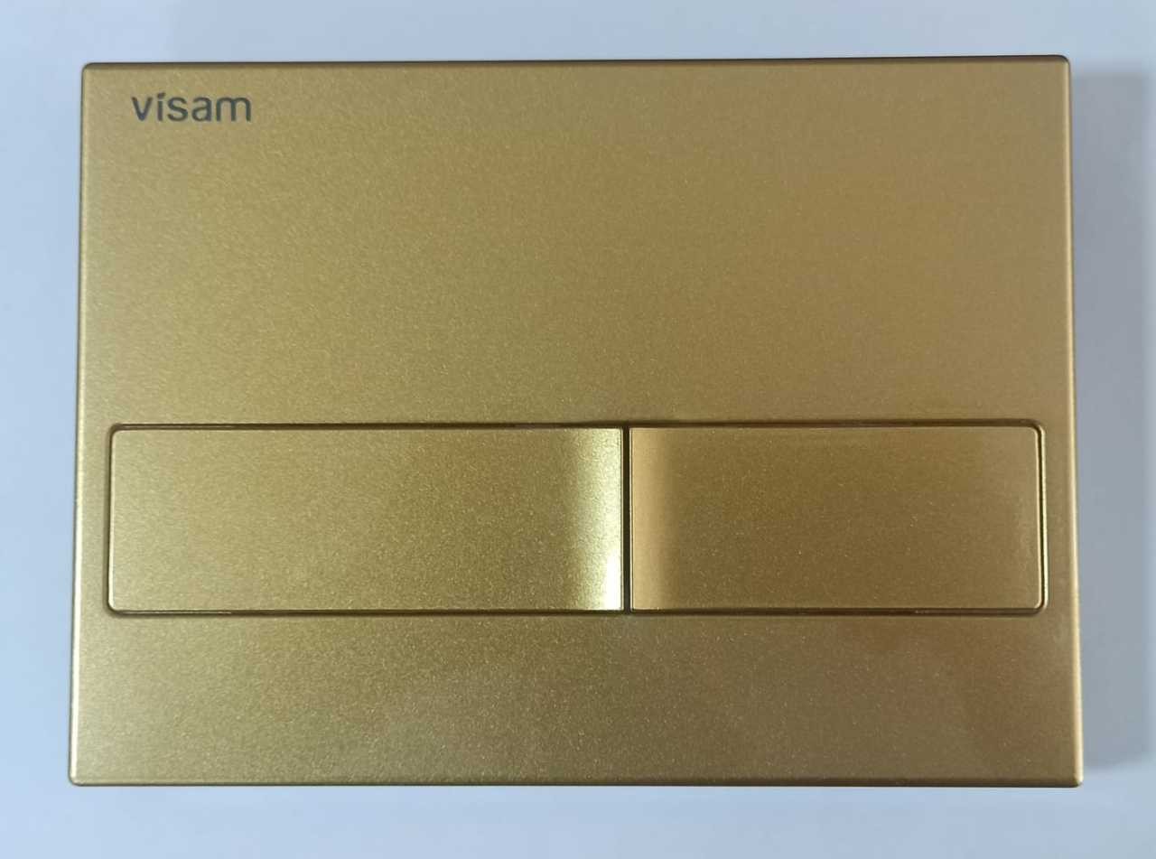 Karina Altın Sarısı Gömme Rezervuar Kumanda Paneli (Buton) Altın Sarısı Boyalı Parlak Gold