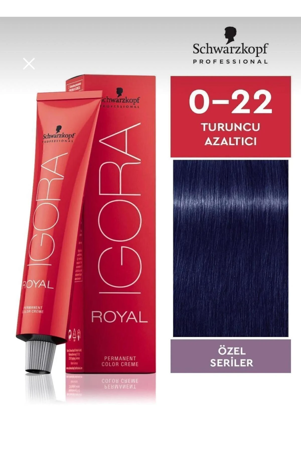 Schwarzkopf Royal Saç Boyası 0.22 Turuncu Azaltıcı 60ml