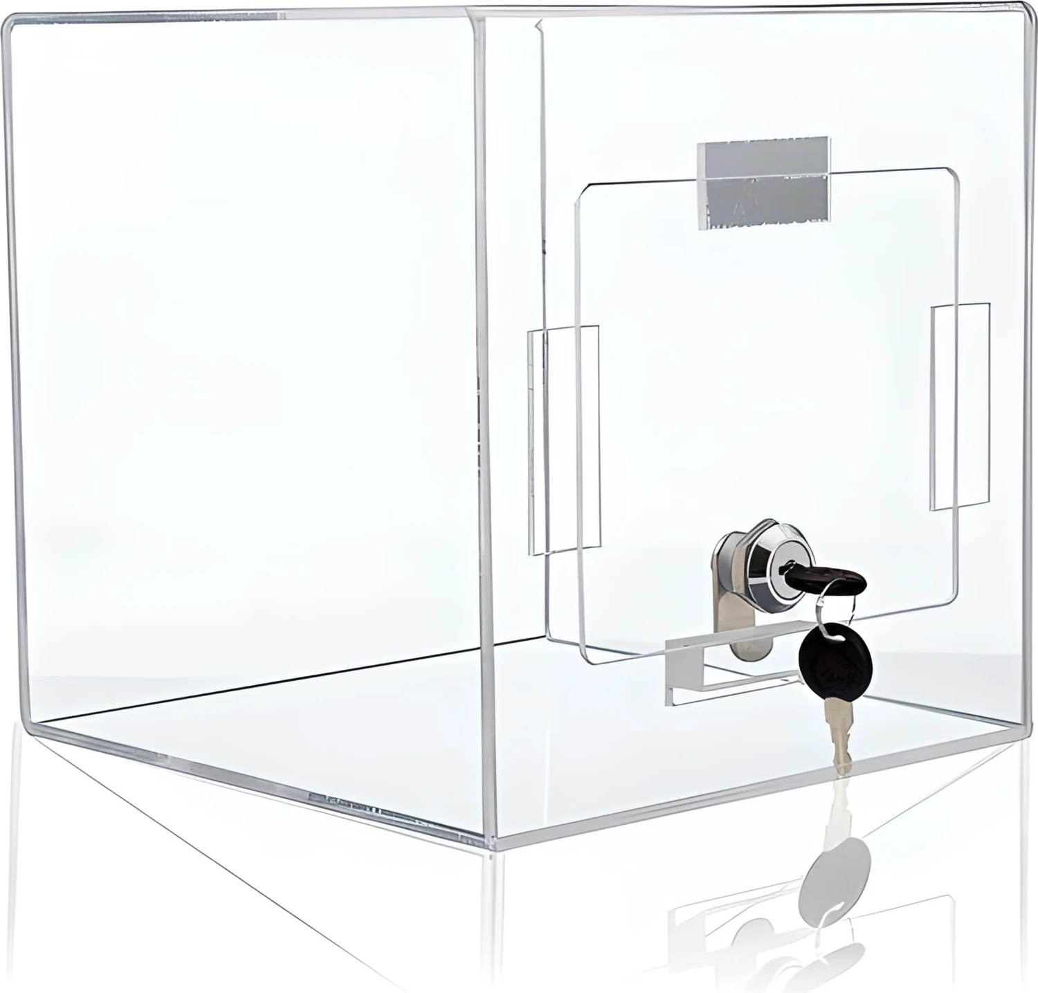 Şeffaf Pleksi Dilek Istek Şikayet Kutusu 24X24X24