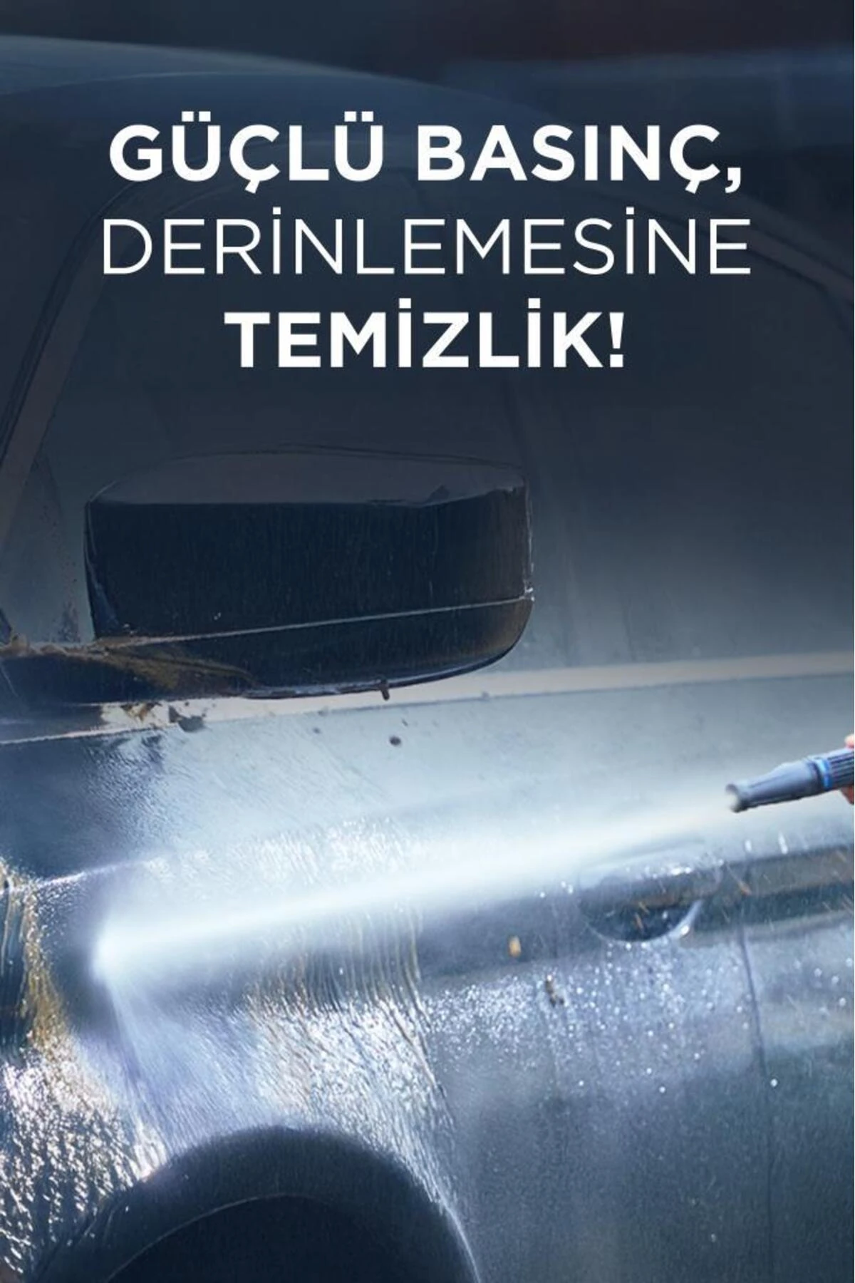 HPC-01 Kırmızı Yüksek Basınçlı Oto, Halı, Bahçe Temizleme ve Yıkama Makinesi – 2000W, 150 Bar
