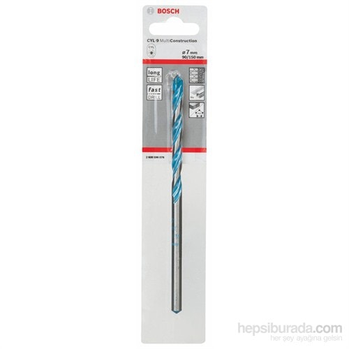 - Çok Amaçlı Matkap Ucu Cyl-9 Multi Construction - 7 X 90 X 150 Mm, D 6,5 Mm