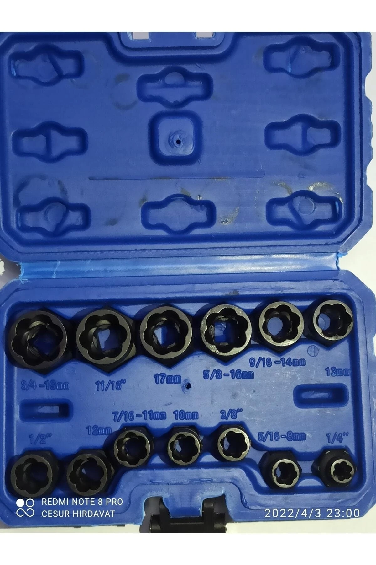 Hasarlı Somun Sökme Takımı