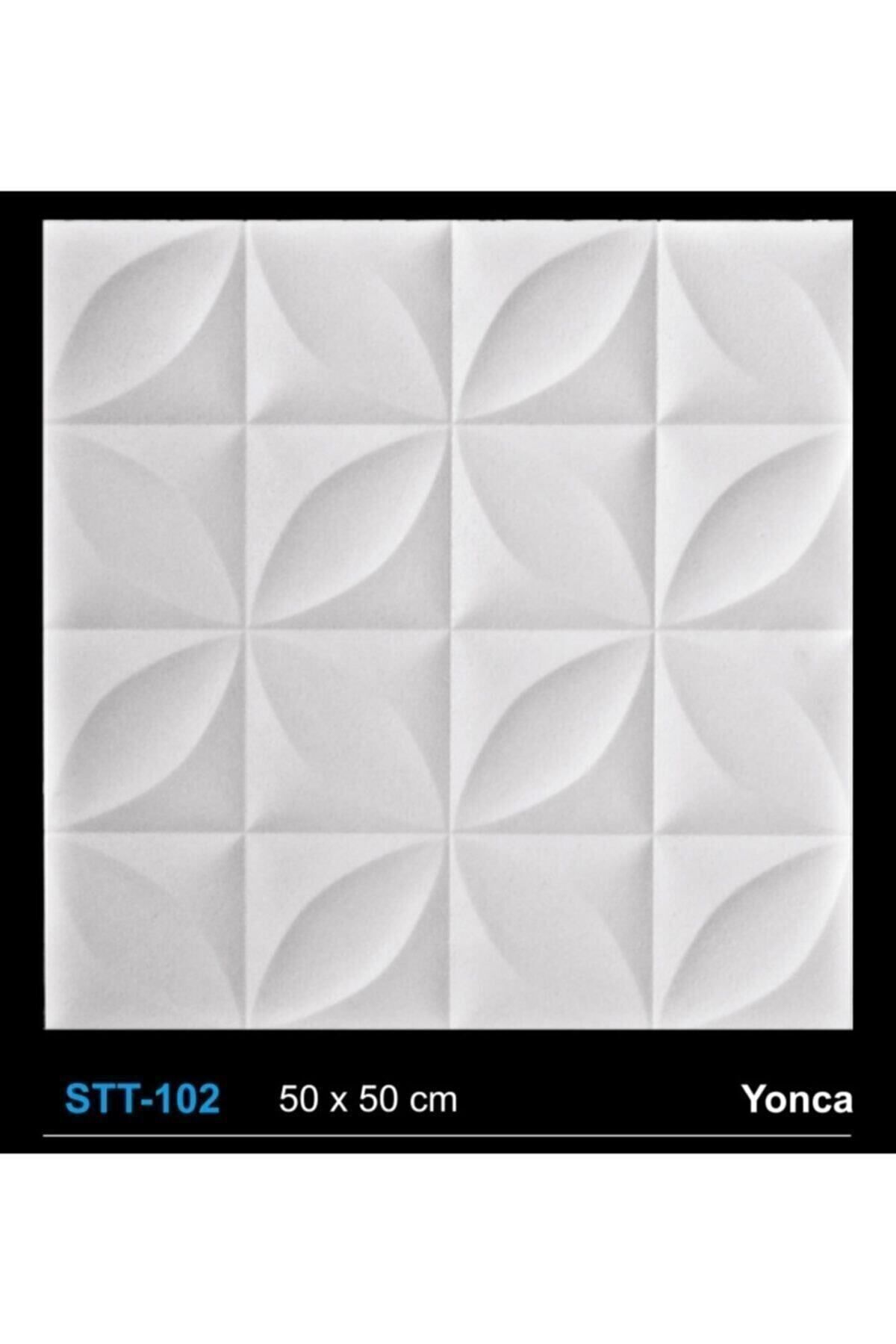 OZKUVVET 20 Ad (5M2) Tavan Kaplama Kartonpiyer 50x50 Yonca Tavan Kaplama