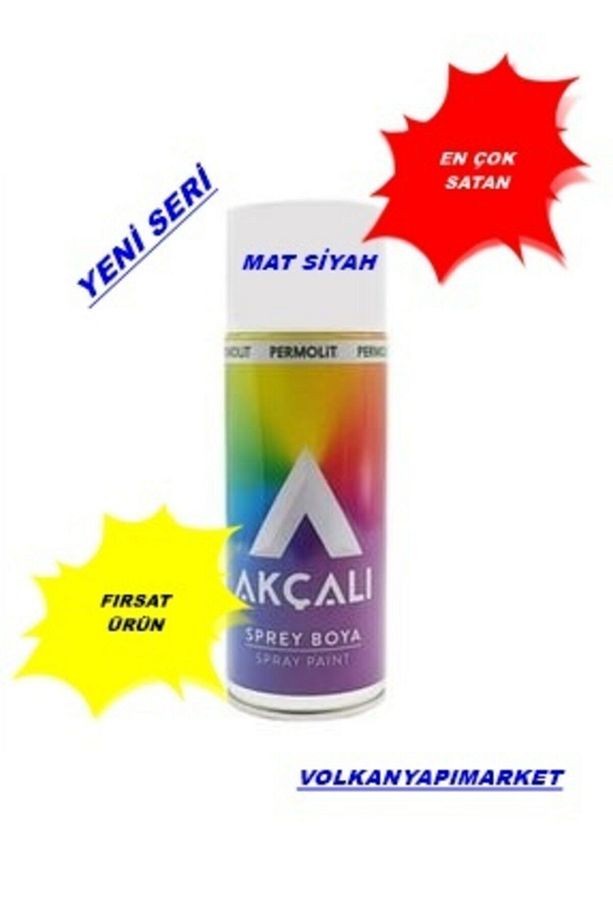 Sprey Boya Mat Siyah 400ml 1 Adet