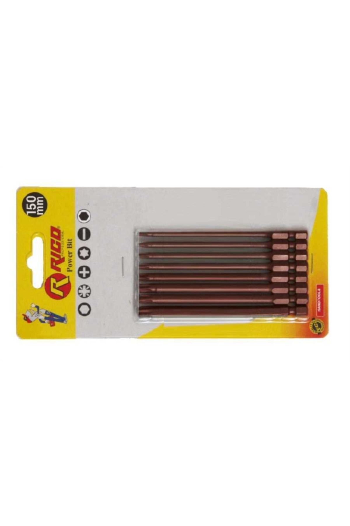 RİCO 8 Parça Kaplamalı Torx Bits Set 150mm