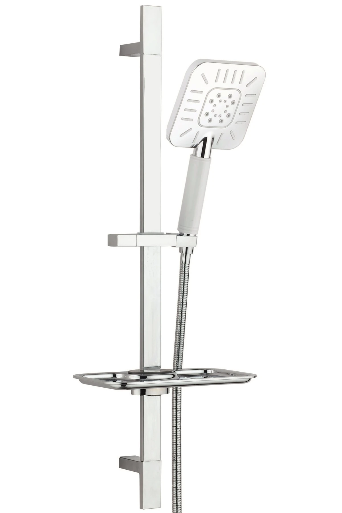 Nita Banyo Bataryası T-may Çamlıca Kare Borulu Hareketli Sürgülü Duş Seti Üst Takımı