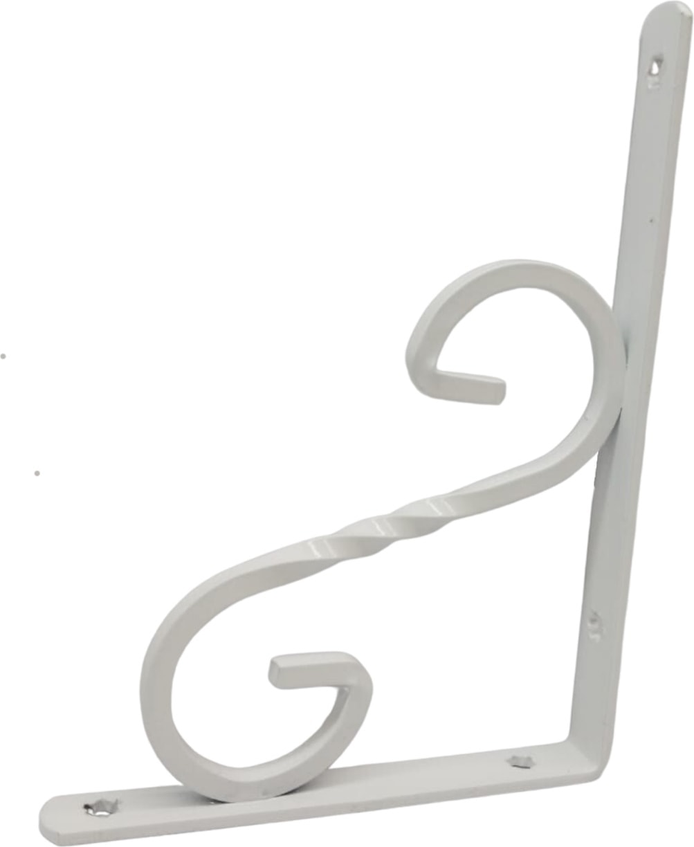Perforje Raf Altı Parlak Beyaz 15,5X11,5X1,4 cm (6 Adet)
