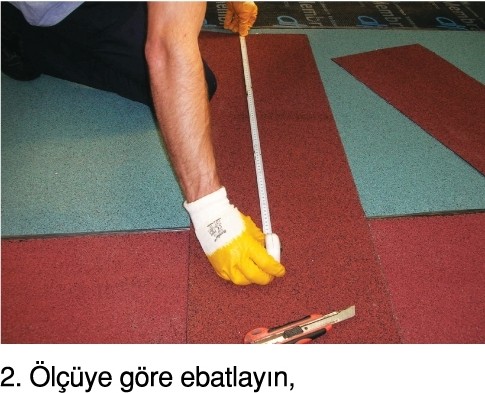4x4 Shingle Mahya Bandı Baca Dibi Bandı Su Yalıtım Örtüsü (32CMX5 Metre)-Kırmızı