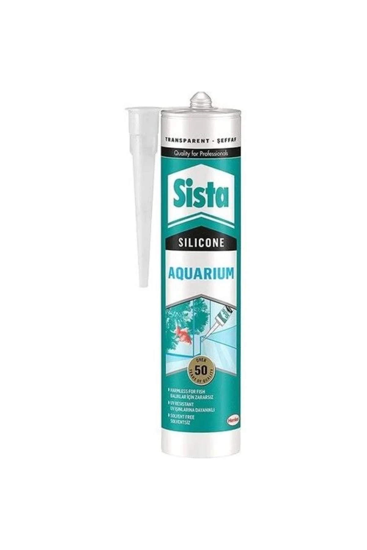 Sista Akvaryum Silikon Şeffaf 280 ml