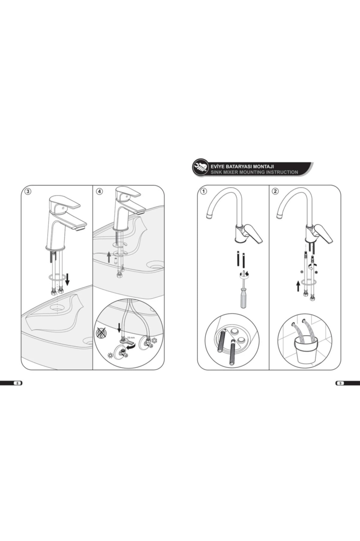 Luna Yüksek Tip Lavabo Bataryası 102108949