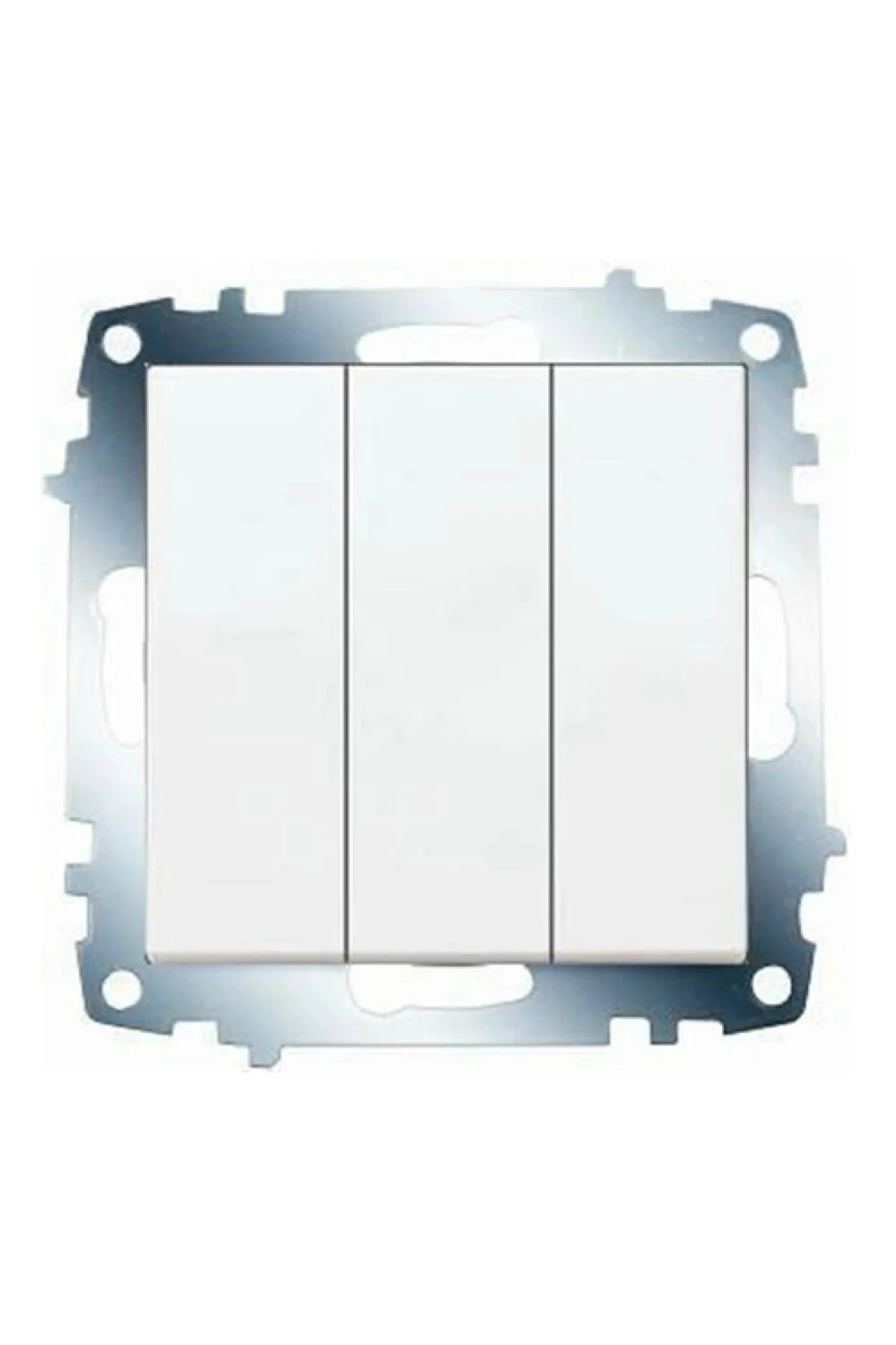 Viko 9096 7068 Karre/meridian Beyaz Üçlü Anahtar