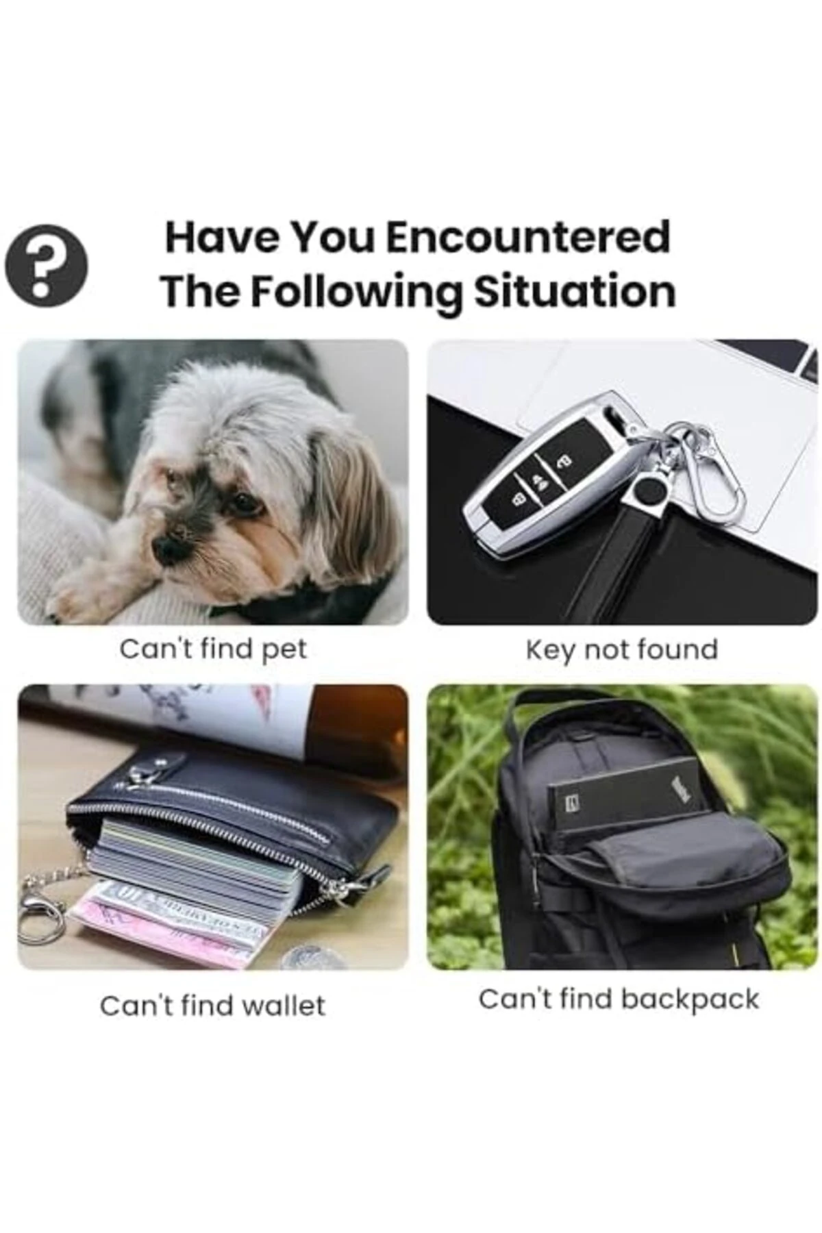 Smart Tag Akıllı Takip Cihazı iTag rs Anahtarlık Takip Cihazı (uyumlu) (F3SİYAH) 224120