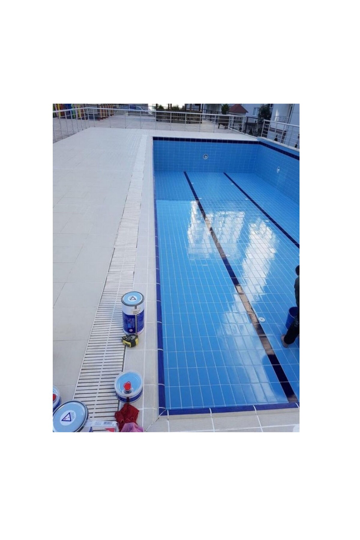 POOL Havuz Boyası Mavi 4,5 Kg Set