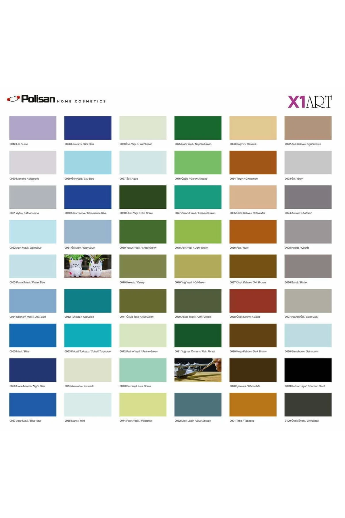 X1 Art Mutlisurface Akrilik Hobi Boyası 120 Ml