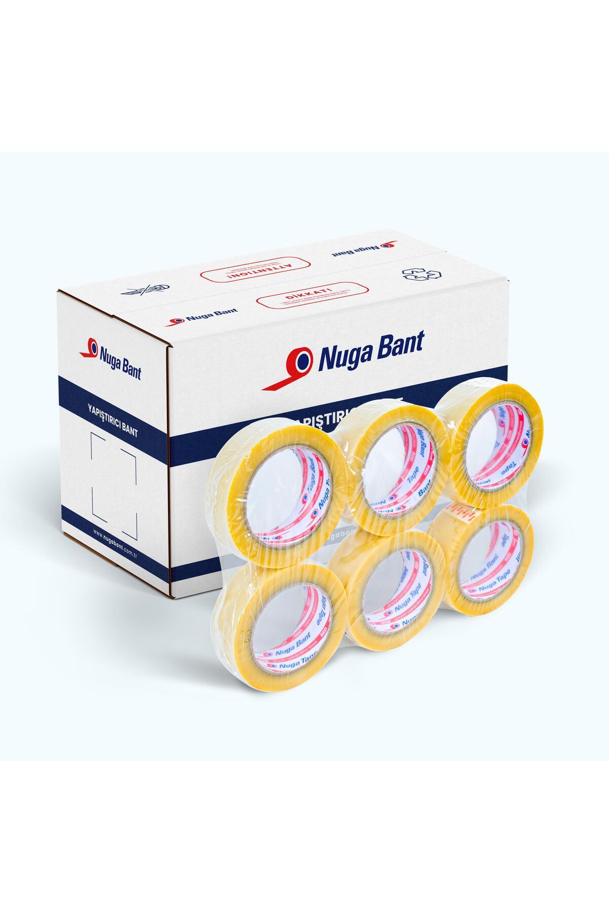 45 Mm X 100 Mt Şeffaf Koli Bandı Hotmelt Red 84 Adet