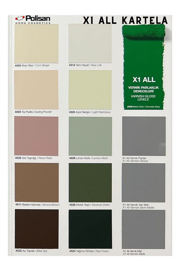 X1 All Ile Istediğini Boya-çizilmez-kokusuz-yıkanabilir Dönüşüm Boyası 0.75lt Beyaz