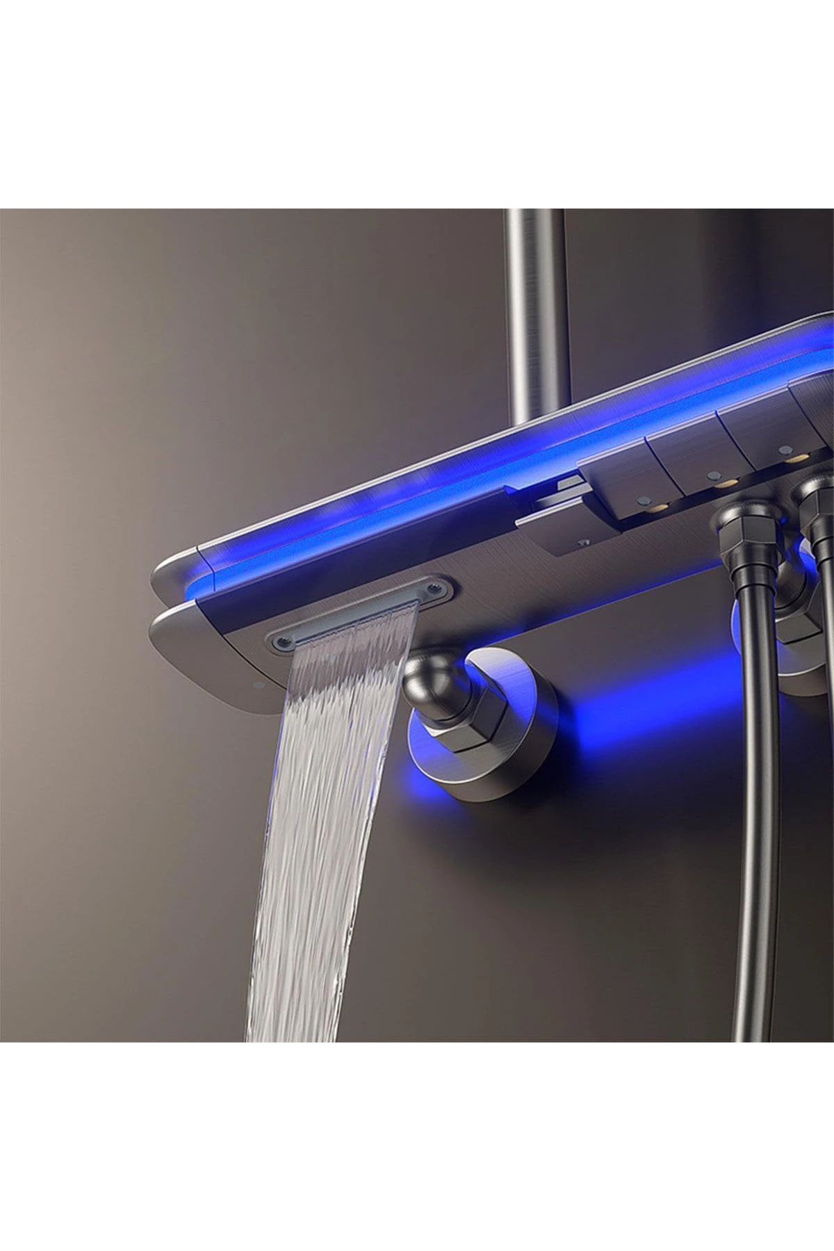 Premium Dijital Led Göstergeli Piano Robot Duş Seti - Piyano Tepe Duş Seti