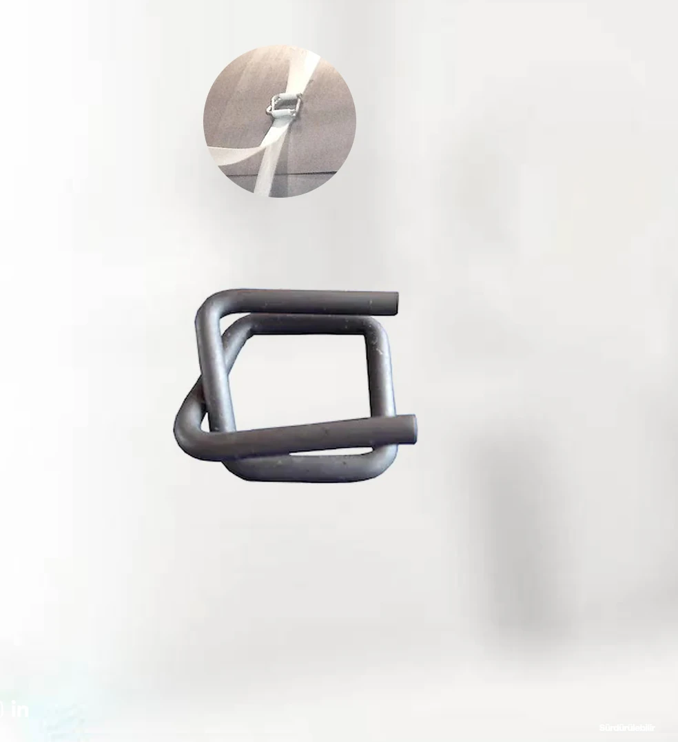 Plastik Bukle Çember Tokası 13 MM 1000 ADET