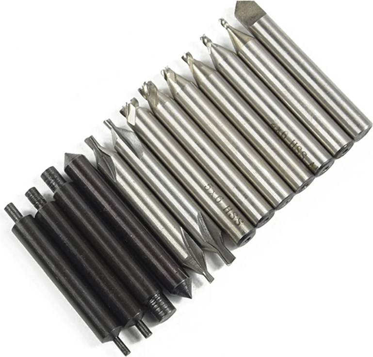 13 Adet Anahtar Kesici Aksesuarları/aksesuarları Dikey Makine Çilingir Araçları Set Kılavuz Pimi Freze Kesicisi (Yurt Dışından)