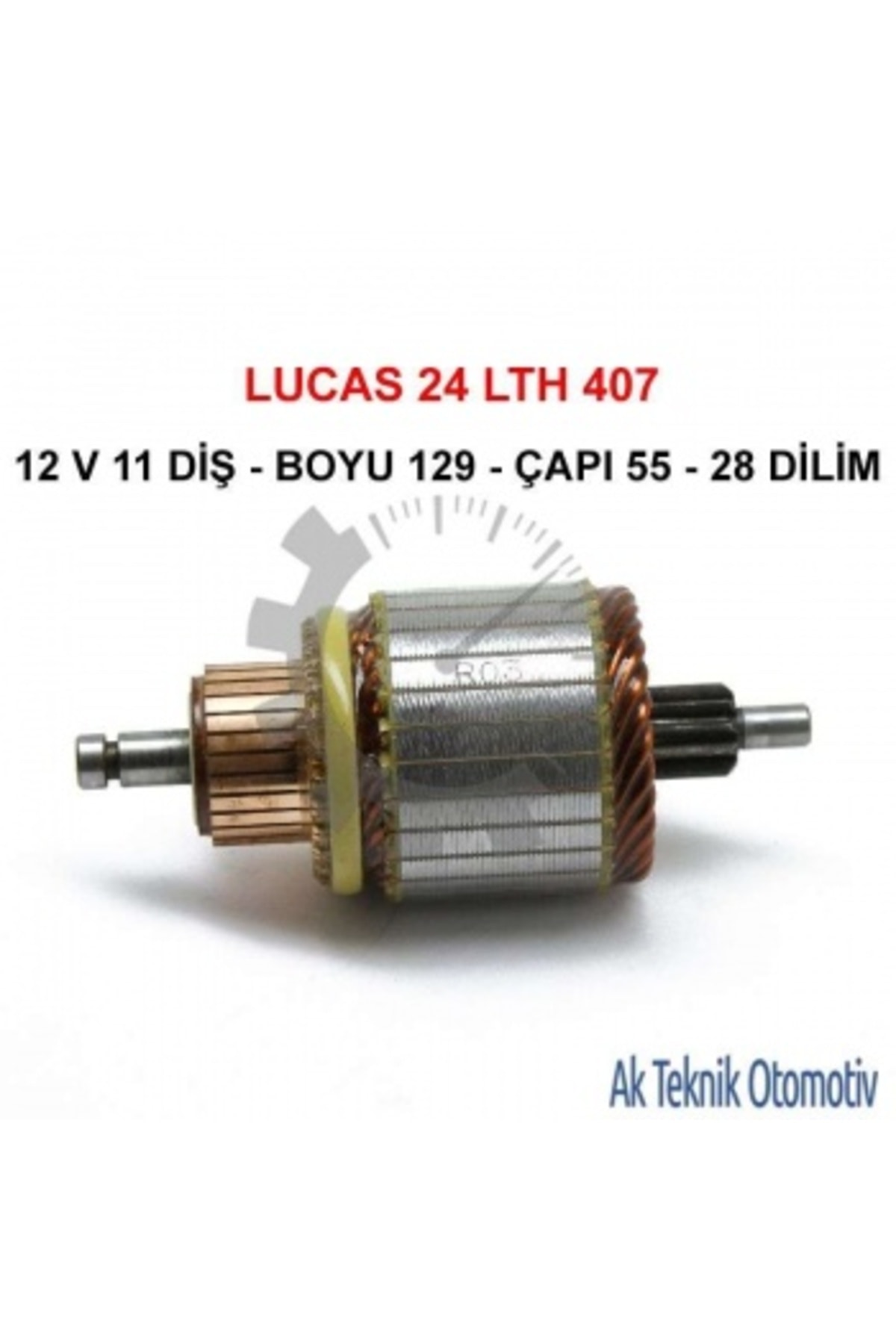 MARS KOLLEKTORU 12V ANADOLU MOTOR 619 241 09 AIT -  LTH 407