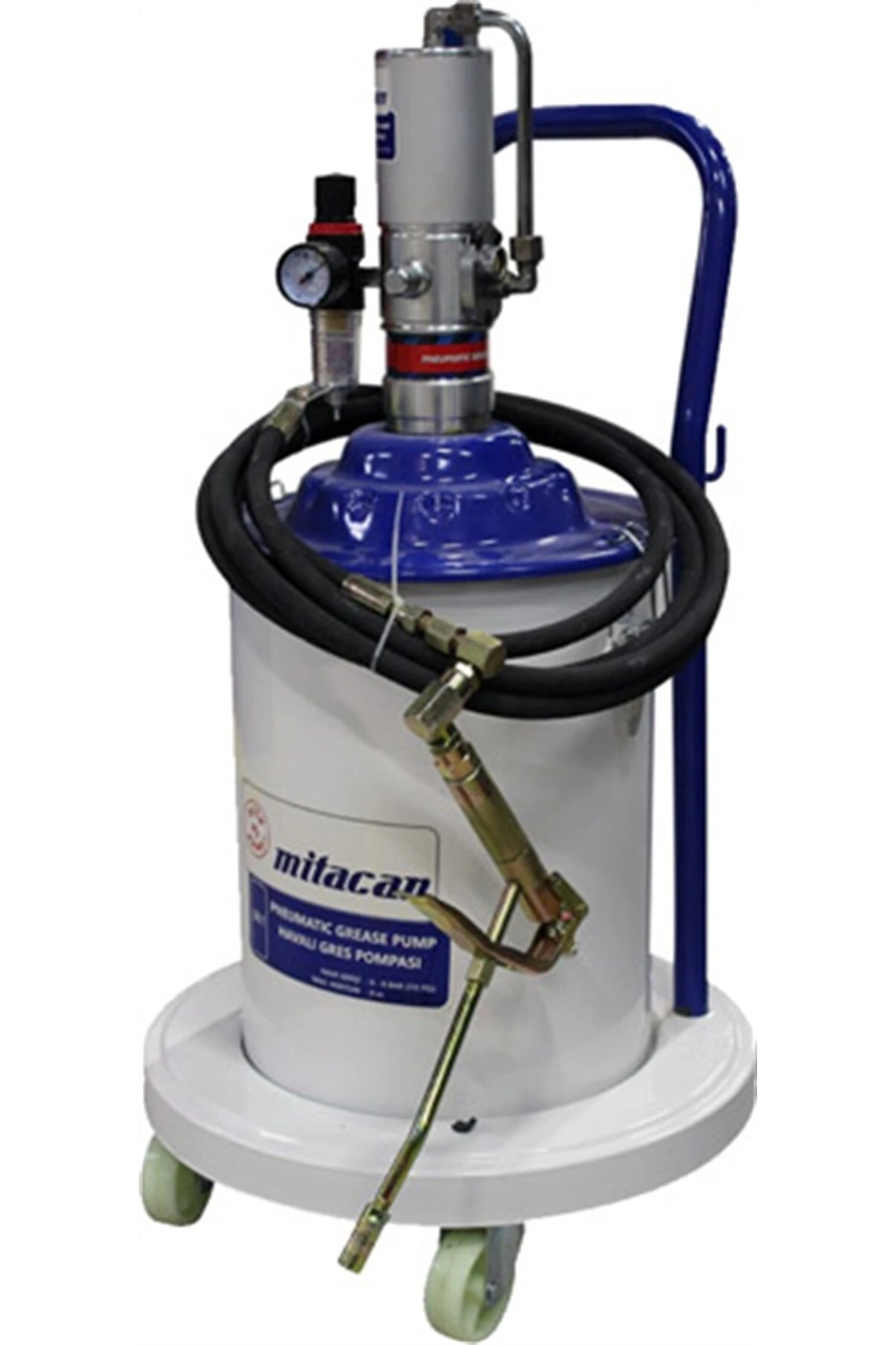 MTGP5020 20 Kg Depolu Havalı Gres Pompası 50:1 6-8 Bar