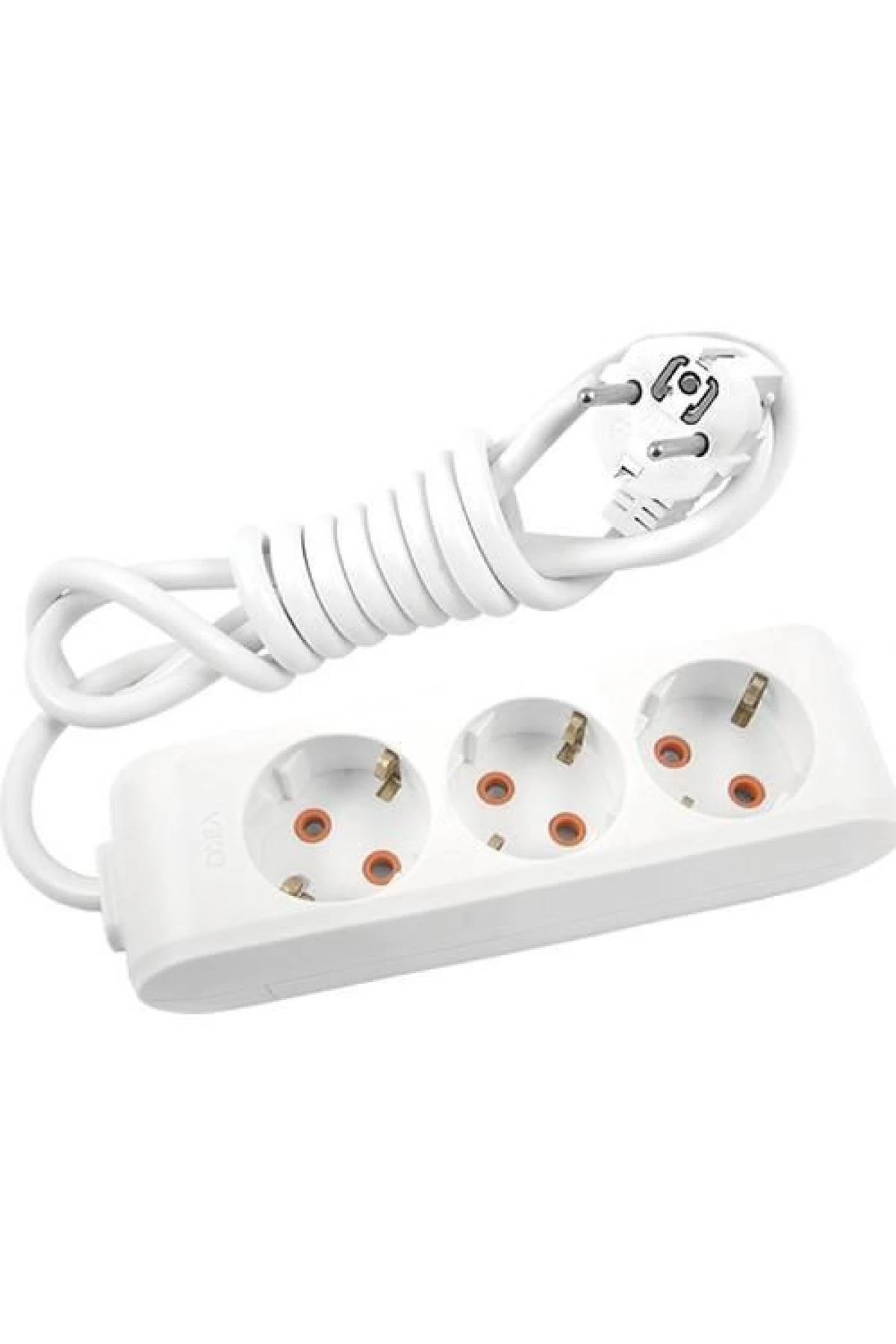 Viko 3lü 2 Metre Topraklı Çocuk Korumalı Priz(AYNI GÜN KARGO)