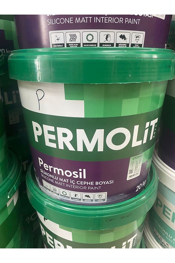Permosil silikonlu boya 20 kg BEYAZ