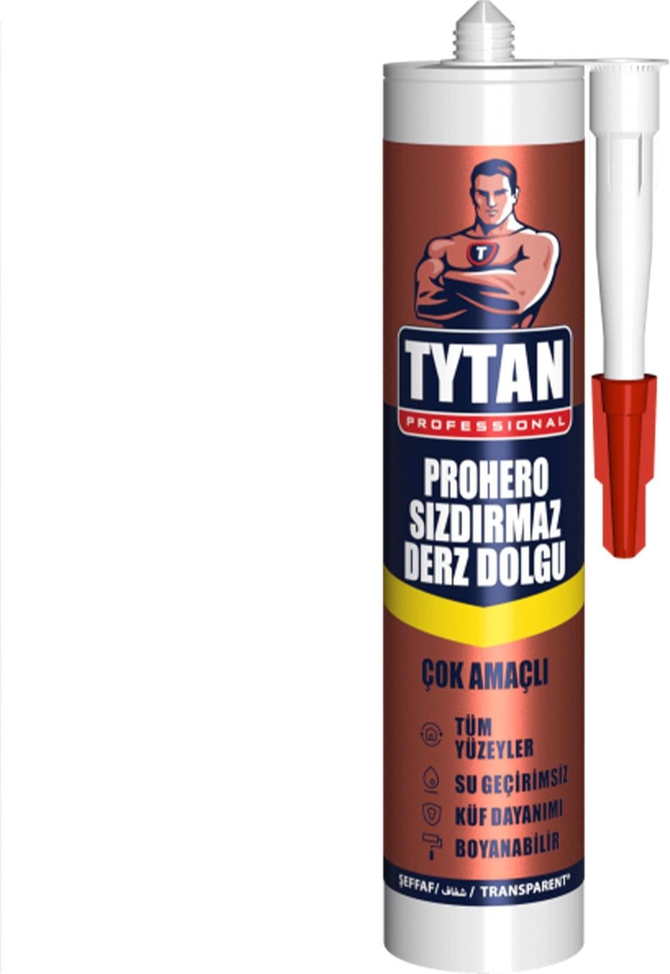 Tytan Prohero Sızdırmaz Derz Dolgu Şeffaf 280 ml