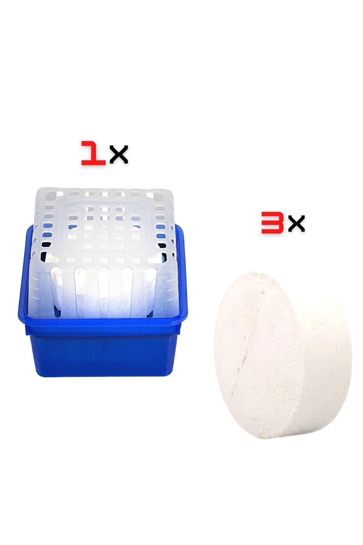 Nem Alıcı Set Cihaz Ve 4 Yedek Tablet Rutubet Giderici Önleyici Emici Küf Engelleyici 4 X 450 gr