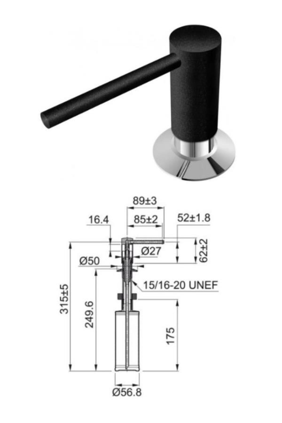 Mrg 110-52/active Plus Doccia 2.0/comfort Sıvı Sabunluk Eviye Armatür Seti (NERO)