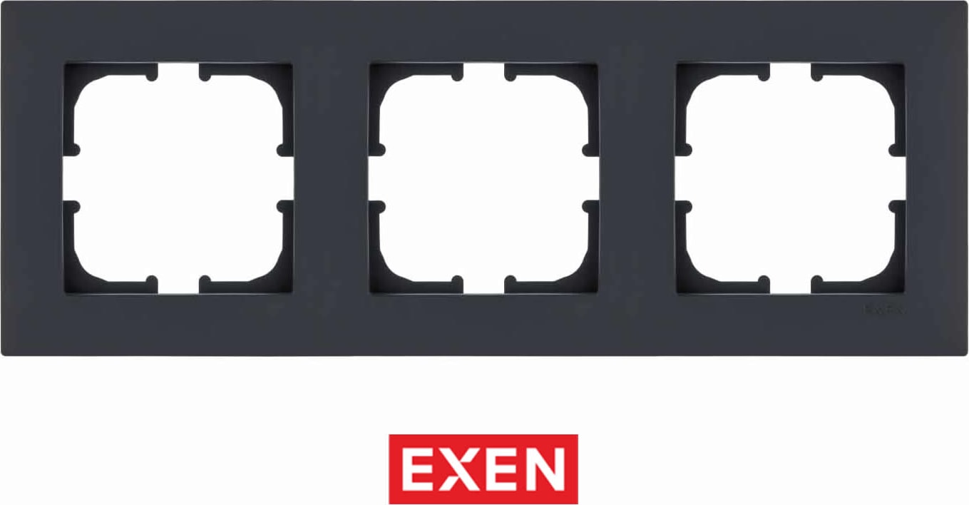 Karell Füme Üçlü Çerçeve