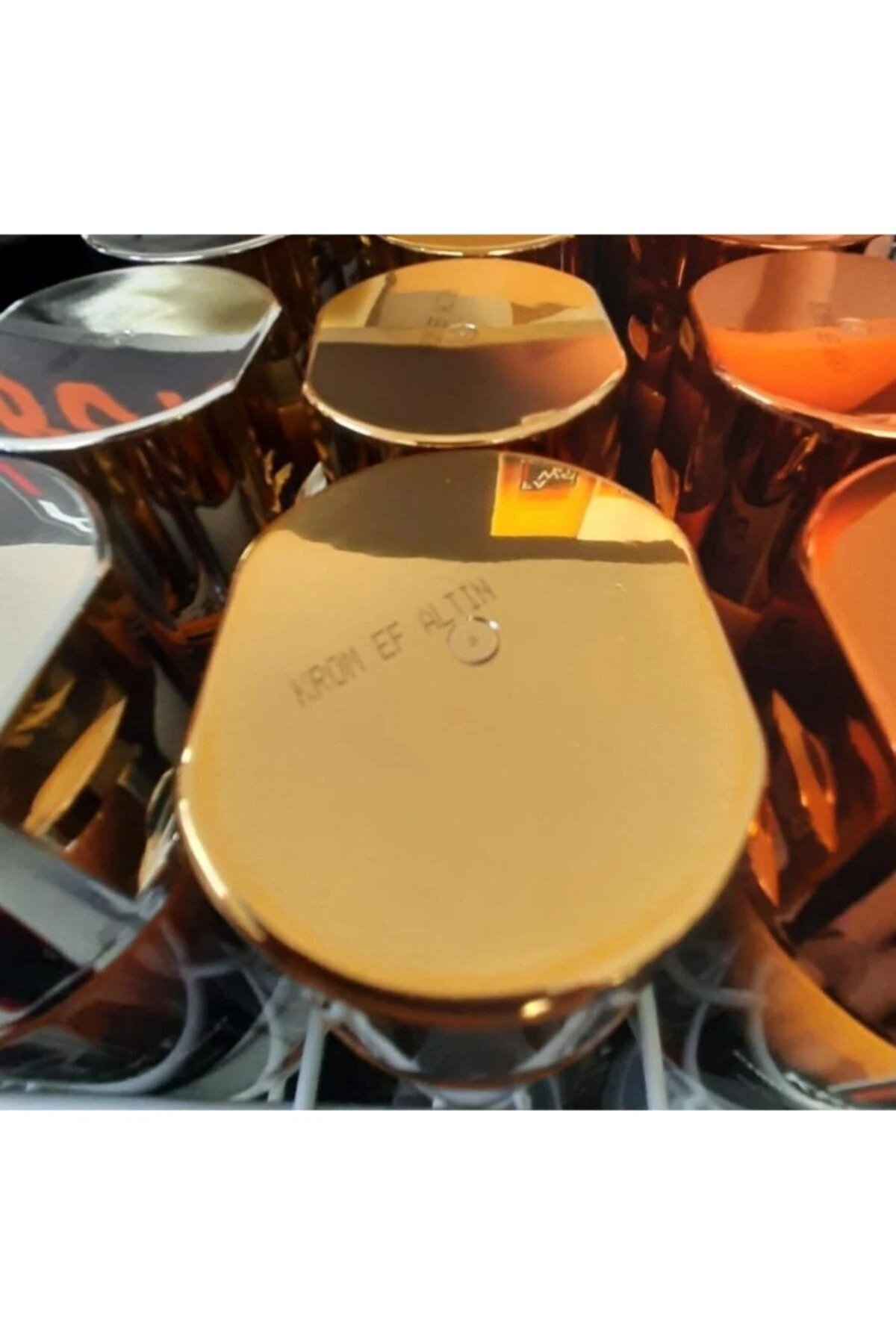 Krom Efekt Sprey Boya - Altın - 400 ml