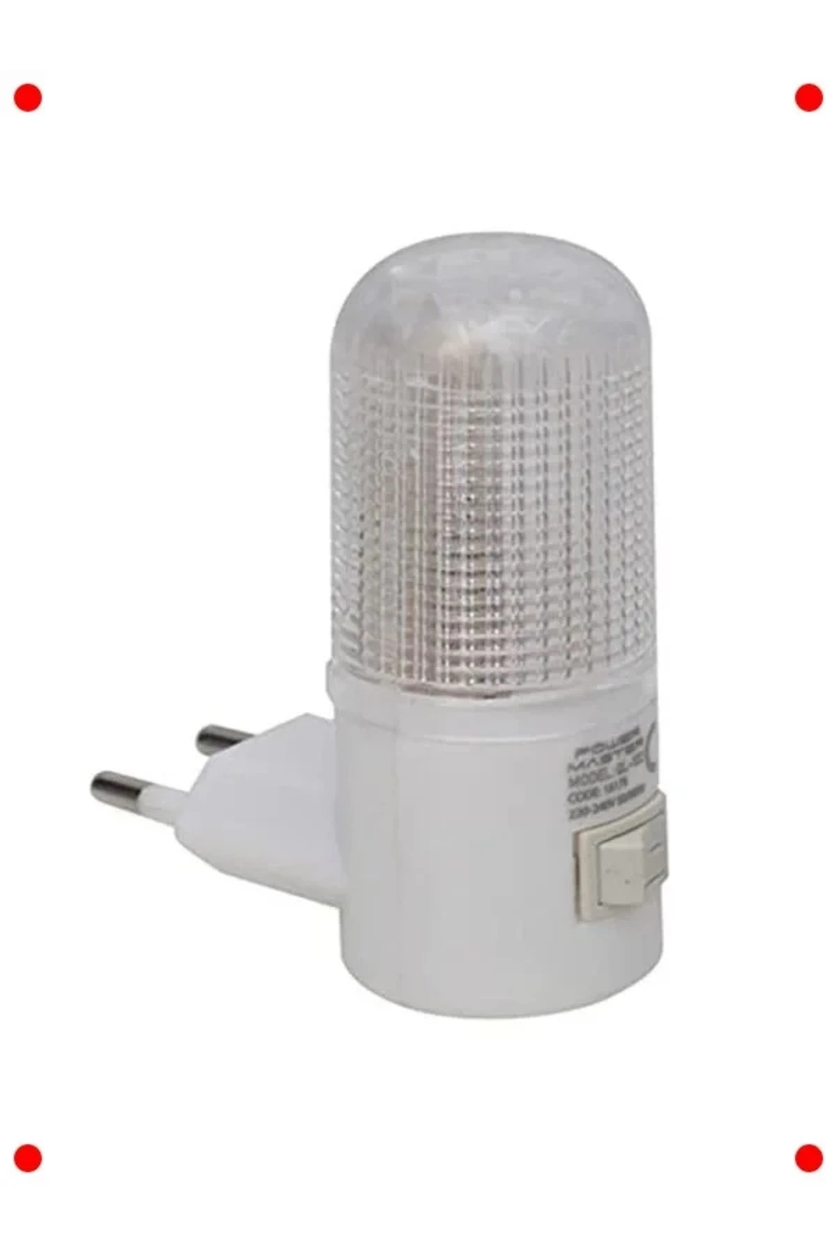 Anahtarlı LED Gece Lambası - Düşük Tüketimli