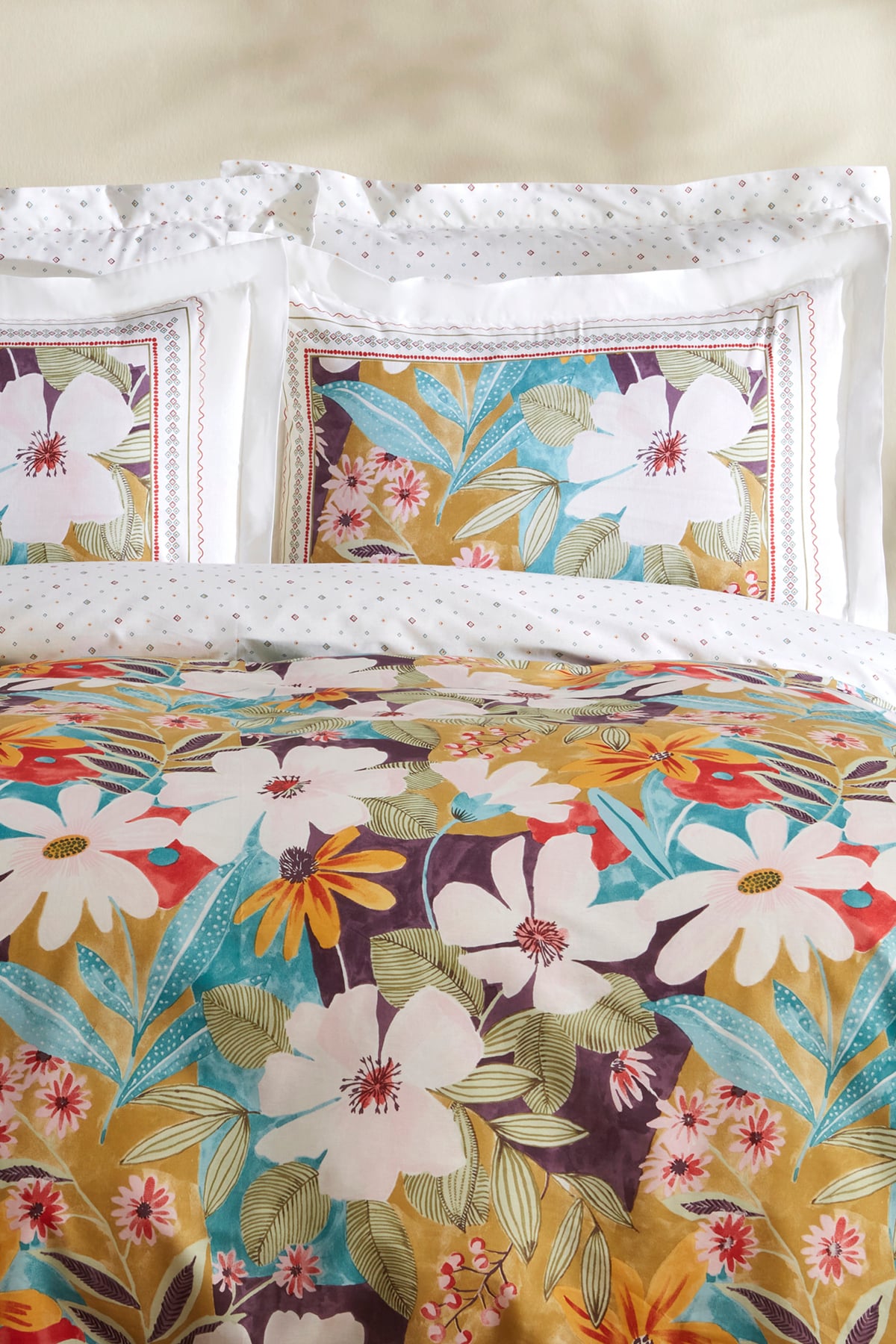 Lumire %100 Pamuk Tek Kişilik Nevresim Takımı Multicolor