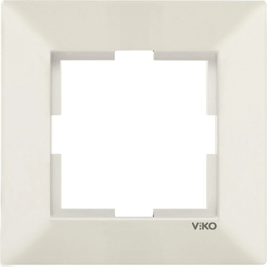 Meridian Krem Tekli Nümeris (Telefon Priz) Çerçeveli