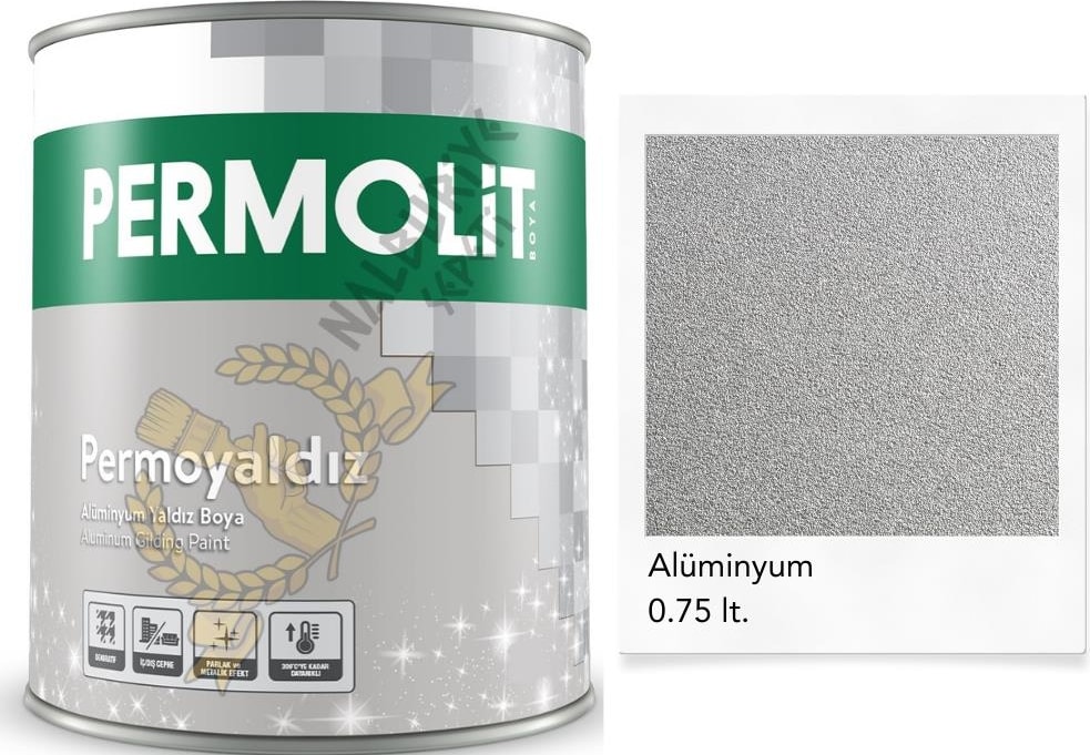 Isıya Dayanıklı Dekoratif Yaldız Boya Alüminyum 0.75 Lt.