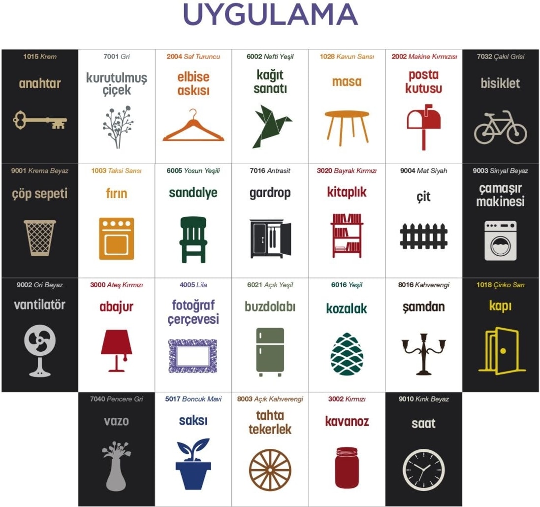 4005 Akrilik Sprey Boya Lila RAL-4005 Düz Renk