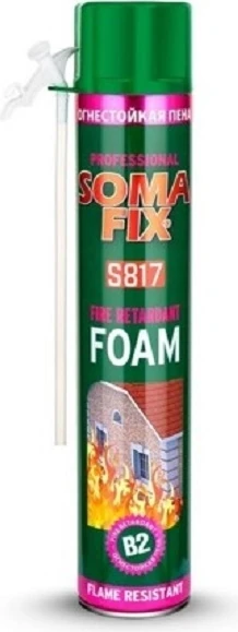 750 ml - 870 Gr B2 Yangına Dayanıklı Poliüretan Köpük Tam Gramajlı Isı Önleyici Izolasyon Dolgu Pembe Pu Köpük