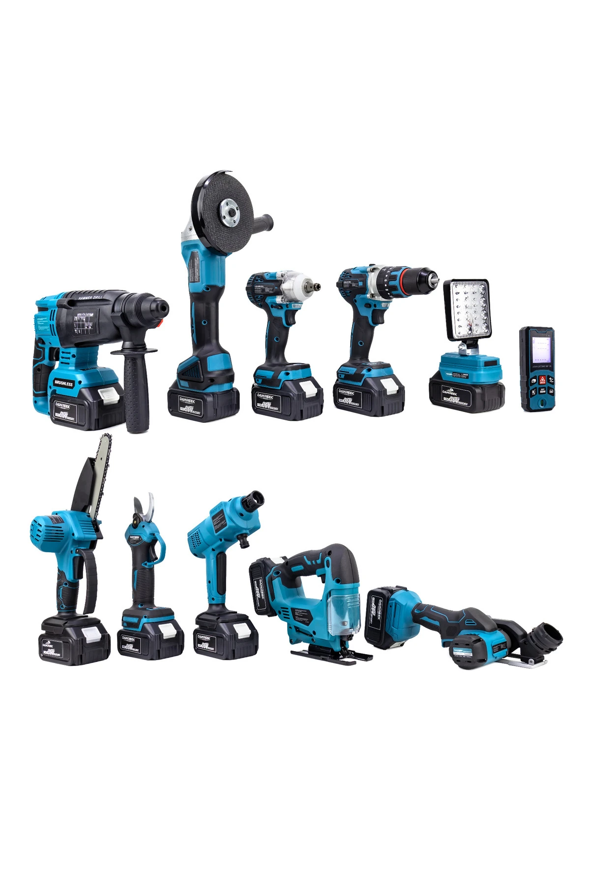 ONBİRLİ SET Ş.HİLTİ+Ş.SPRAL+S.SIKMA+MATKAP+Ş.TESTERE+Ş.MAKAS+Ş.Dekupaj+Lazer Metre+OtoYıkama+Taşlama