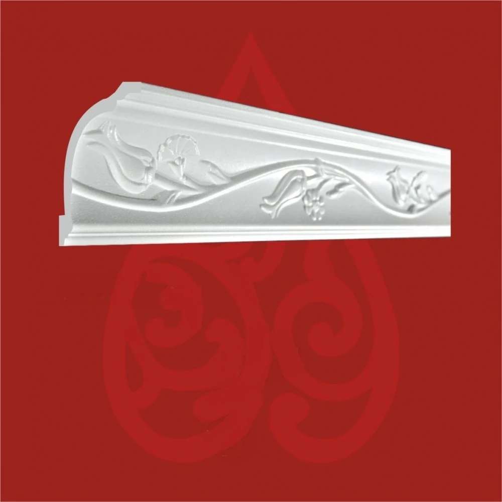 Desenli Eps Lüks Stropiyer Kartonpiyer Lale Desen (5 Adet 10M )