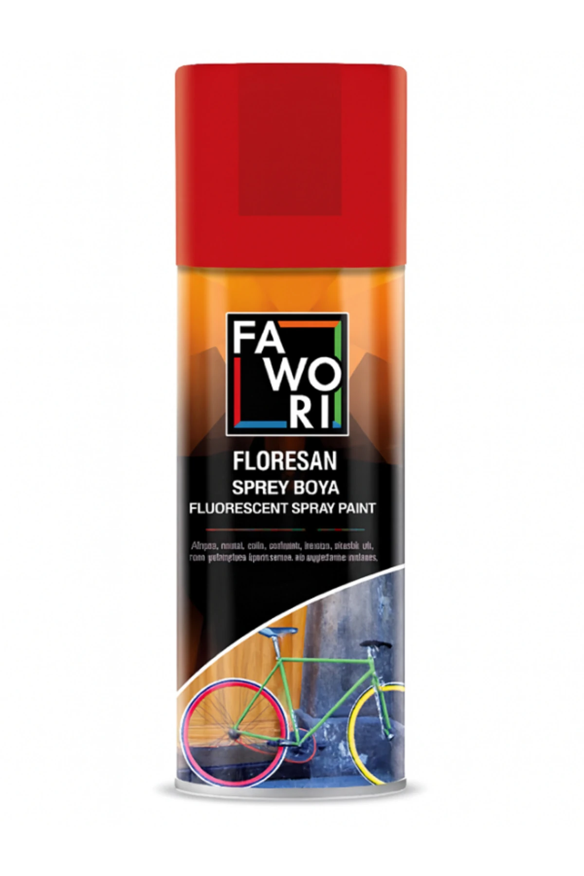 Floresan Sprey Boya 400 ml – Neon Parlak Akrilik Hızlı Kuruyan Boya