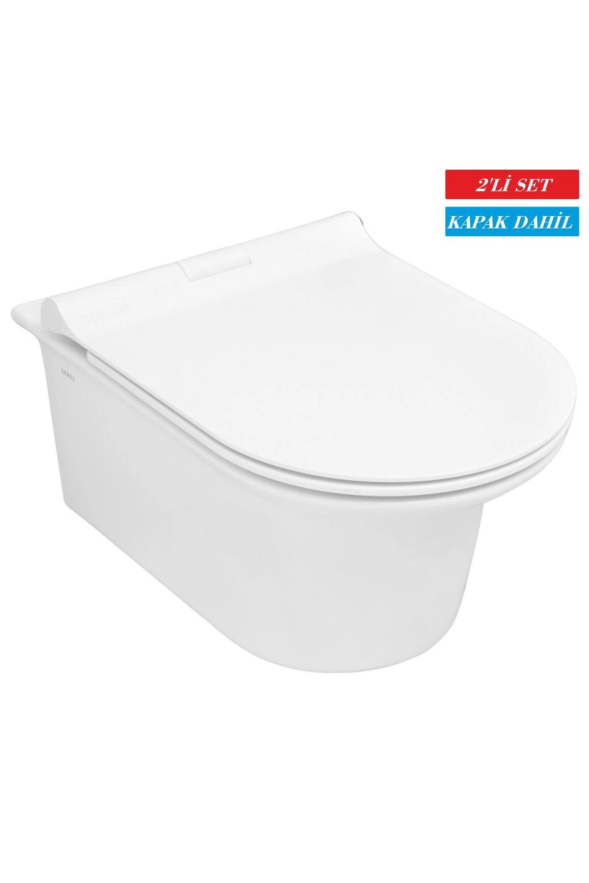 Serel Purity Asma Klozet (PR10) + Blaze Slim Yavaş Kapanan Kapak 2'li Set