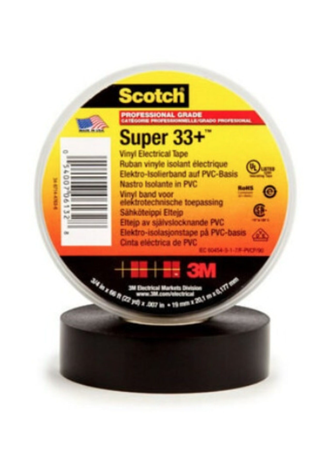 3M Scotch 33+ Vinil Elektrik Izolebant 19mm*20mt