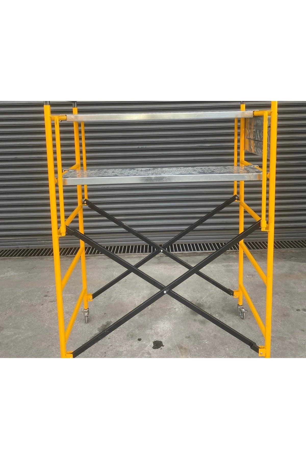 Katlanabilir mobil iskele inşaat merdiven