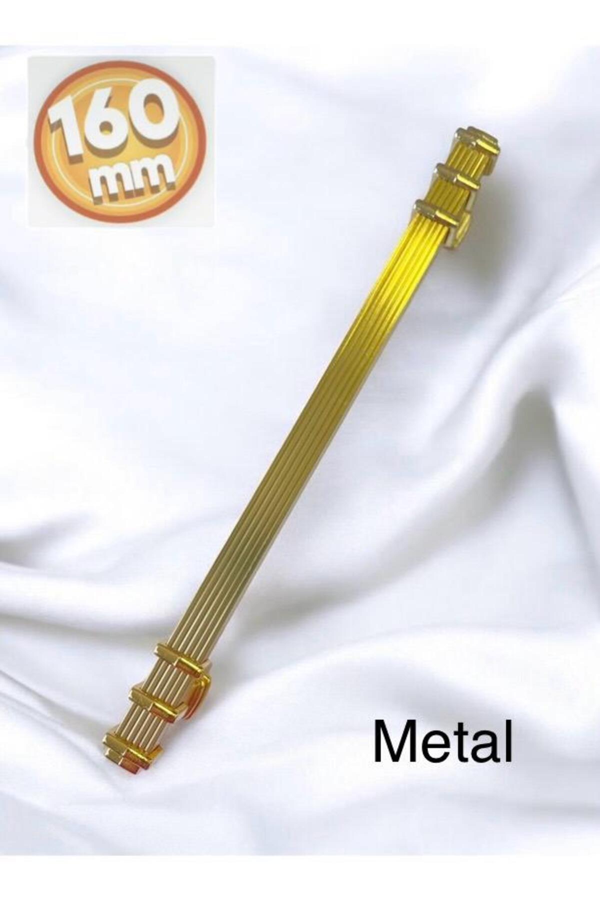 PORCELLANA PERLA (16CM)- Altın-metal Alüminyum Kulb Dolap Çekmece Mobilya Mutfak Banyo Kulpu Kulbu Boru Kulp-stk3324