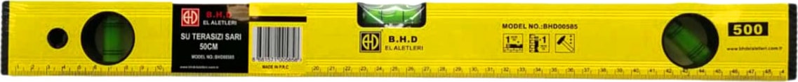 Su Terazisi 50CM Sarı (4172)